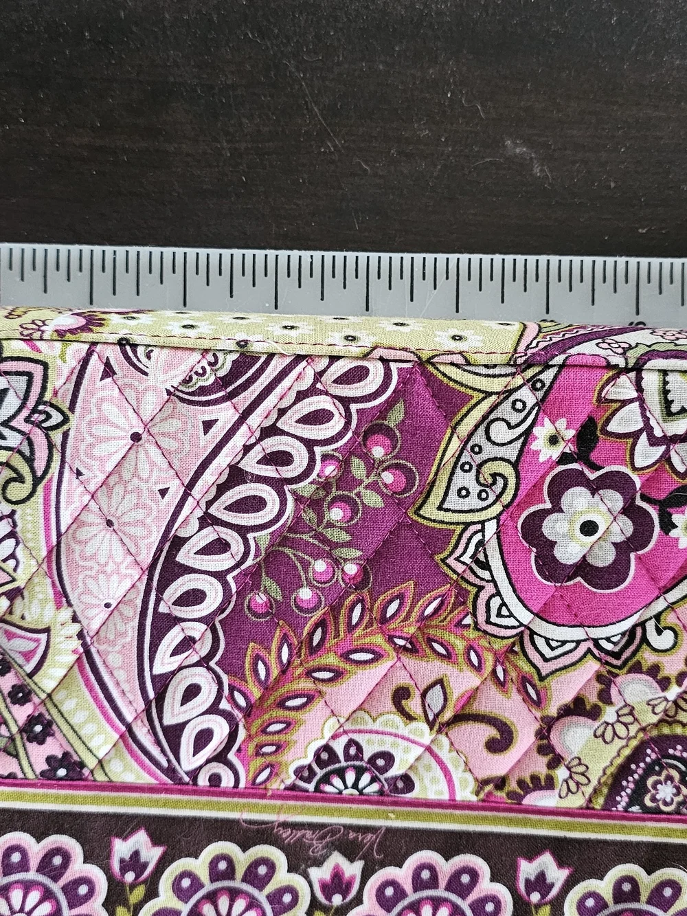 Vera Bradley Pink Paisley Quilted Tote